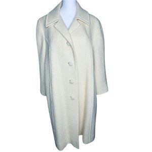 Vintage‎ Pioneer Coat Co. Boucle Wool Long Coat